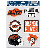 Oklahoma State Cowboys Decal Multi Use Fan 6 Pack-0