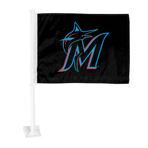 Miami Marlins Flag Car Primary Logo-0