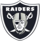 Las Vegas Raiders Auto Emblem Premium Metal Chrome Color-0