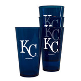 Kansas City Royals Plastic Pint Glass Set-0