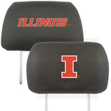 Illinois Fighting Illini Headrest Covers FanMats Special Order-0