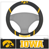 Iowa Hawkeyes Steering Wheel Cover Mesh/Stitched Special Order-0