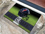 Houston Texans Door Mat 18x30 Welcome Crumb Rubber-0