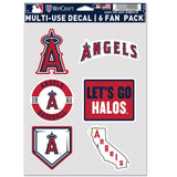 Los Angeles Angels Decal Multi Use Fan 6 Pack-0