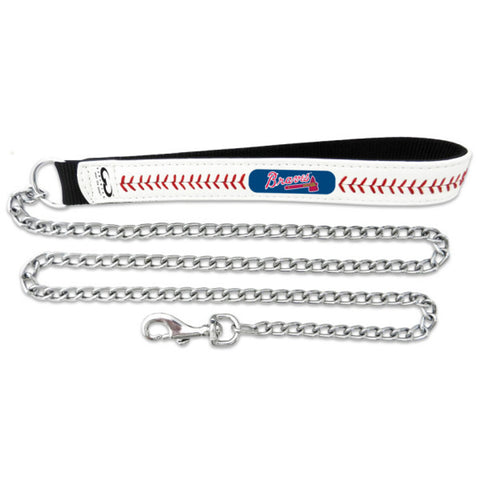 Atlanta Braves Baseball Leather Leash - L-0