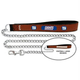 New York Giants Football Leather Leash - L-0