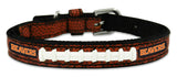 Oregon State Beavers Classic Leather Toy Football Collar-0