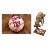 Washington Nationals Pet Bowl Mat Classic Baseball Size Large CO-0