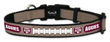 Texas A&M Aggies Reflective Toy Football Collar-0