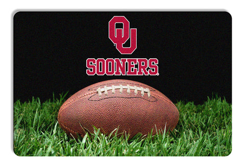 Oklahoma Sooners Classic Football Pet Bowl Mat - L-0