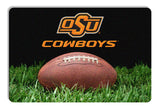 Oklahoma State Cowboys Classic Football Pet Bowl Mat - L-0