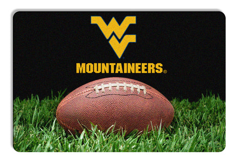 West Virginia Mountaineers Classic Football Pet Bowl Mat - L-0