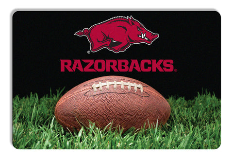 Arkansas Razorbacks Classic Football Pet Bowl Mat - L-0