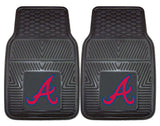 Atlanta Braves Heavy Duty 2-Piece Vinyl Car Mats - Special Order-0
