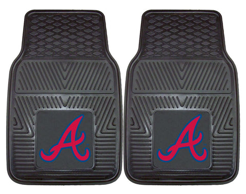 Atlanta Braves Heavy Duty 2-Piece Vinyl Car Mats - Special Order-0