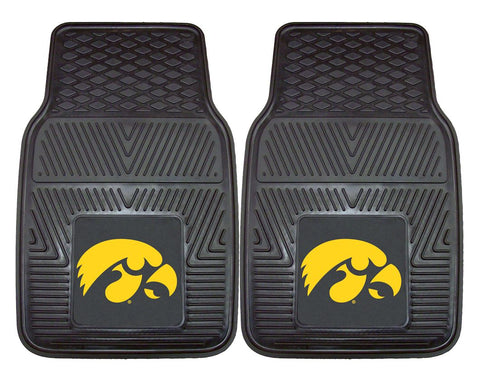 Iowa Hawkeyes Heavy Duty 2-Piece Vinyl Car Mats - Special Order-0