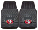 San Francisco 49ers Car Mats Heavy Duty 2 Piece Vinyl-1