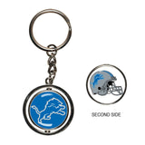 Detroit Lions Key Ring Spinner Style - Special Order-0