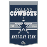 Dallas Cowboys Banner Wool 24x38 Dynasty Slogan Design - Special Order-0