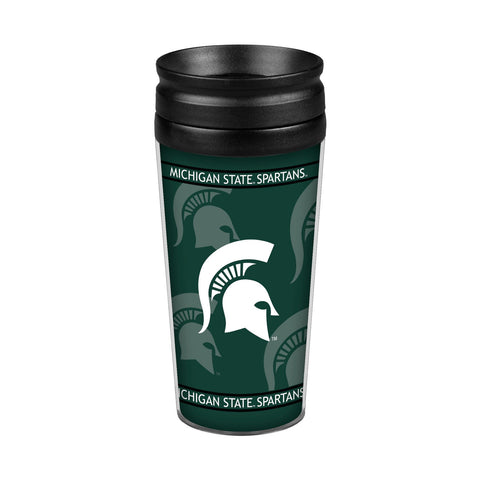 Michigan State Spartans Travel Mug 14oz Full Wrap Style-0