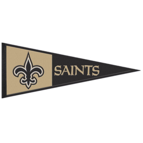 New Orleans Saints Pennant Wool 13x32-0