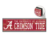 Alabama Crimson Tide Sign 9x30 Wood Yard Marker-0