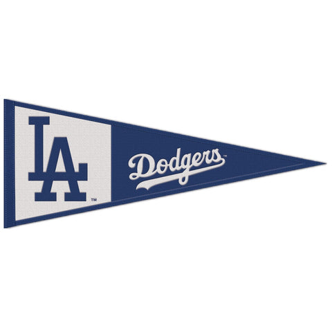 Los Angeles Dodgers Pennant 13x32 Wool Special Order-0