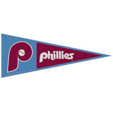 Philadelphia Phillies Pennant 13x32 Wool Cooperstown-0