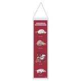 Arkansas Razorbacks Banner Wool 8x32 Heritage Evolution Design - Special Order-0