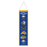 Buffalo Sabres Banner Wool 8x32 Heritage Evolution Design - Special Order-0