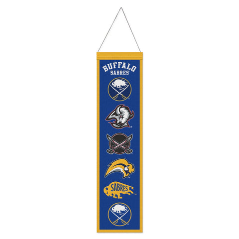 Buffalo Sabres Banner Wool 8x32 Heritage Evolution Design - Special Order-0