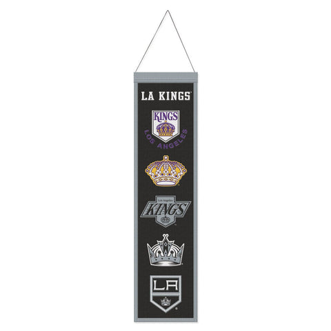 Los Angeles Kings Banner Wool 8x32 Heritage Evolution Design - Special Order-0