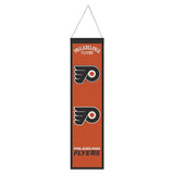 Philadelphia Flyers Banner Wool 8x32 Heritage Evolution Design - Special Order-0