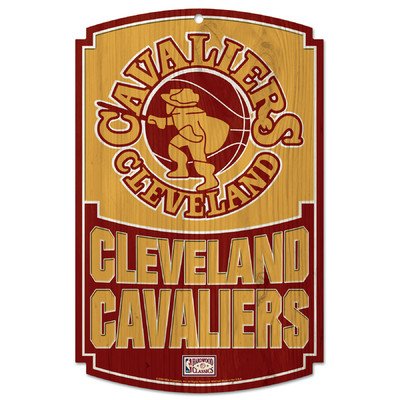 Cleveland Cavaliers Sign 11x17 Wood Hardwoods Design-0