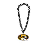 Missouri Tigers Necklace Big Fan Chain-0