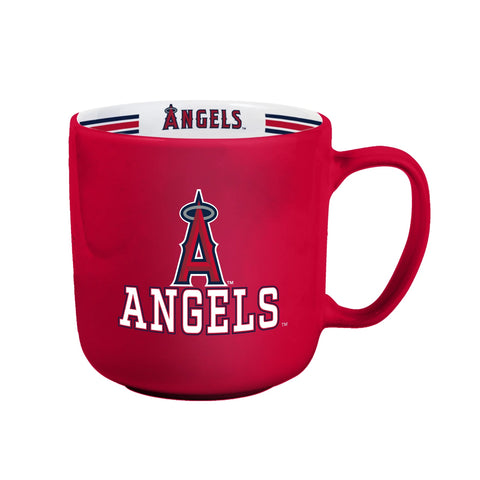 Los Angeles Angels Coffee Mug 15oz Stripe Design-0