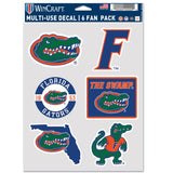Florida Gators Decal Multi Use Fan 6 Pack-0