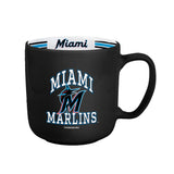 Miami Marlins Coffee Mug 15oz Stripe Design-0