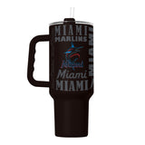 Miami Marlins Tumbler 40oz Powder Coat Replay-0