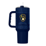 Milwaukee Brewers Tumbler 40oz Powder Coat Replay-0