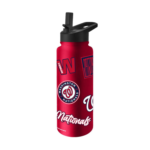 Washington Nationals Quencher Bottle 34oz Stainless Steel Dreamweave-0