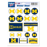 Michigan Wolverines Decal Sheet 5x7 Vinyl-0