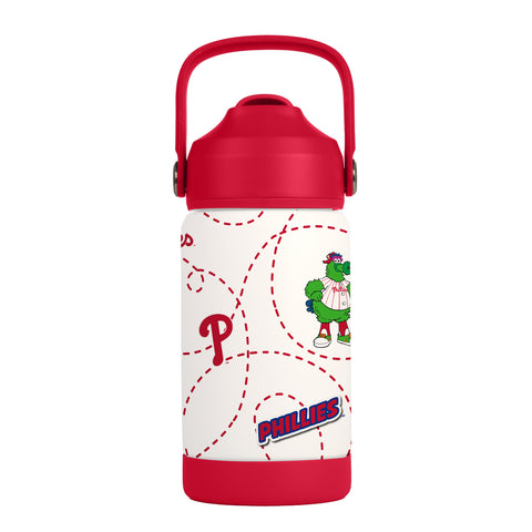 Philadelphia Phillies Kids Bottle 12oz Stainless Steel Mascot-0