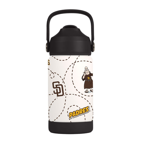 San Diego Padres Kids Bottle 12oz Stainless Steel Mascot-0