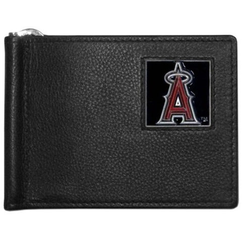 Los Angeles Angels Wallet Leather Billfold Clip Wallet-0