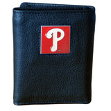 Philadelphia Phillies Wallet Leather Trifold Wallet-0