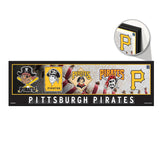 Pittsburgh Pirates Sign 9x30 Wood Evolution-0