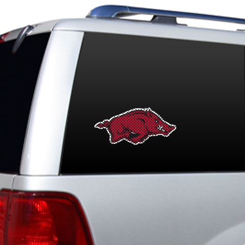 Arkansas Razorbacks Window Film 12 Inch Die Cut-0