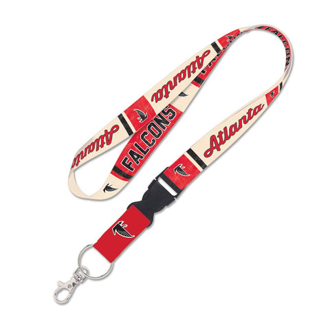 Atlanta Falcons Lanyard with Detachable Buckle Vintage-0
