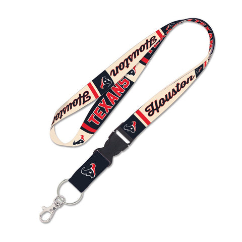 Houston Texans Lanyard with Detachable Buckle Vintage-0